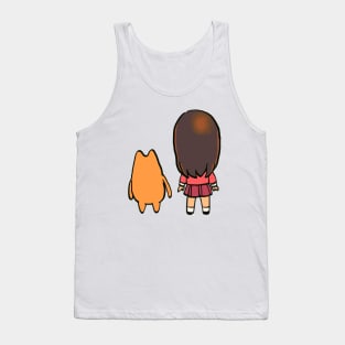 I draw chibi osaka and chiyo chan's dad (back ver.) / azumanga daioh Tank Top